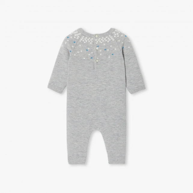 Combinaison bébé garçon en tricot