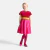 Robe enfant fille color block