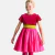 Robe enfant fille color block