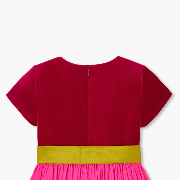 Robe enfant fille color block