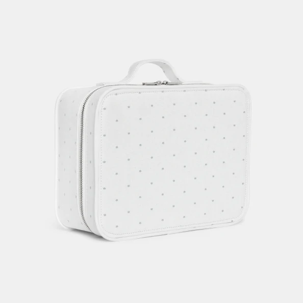 Valise bébé coton enduit