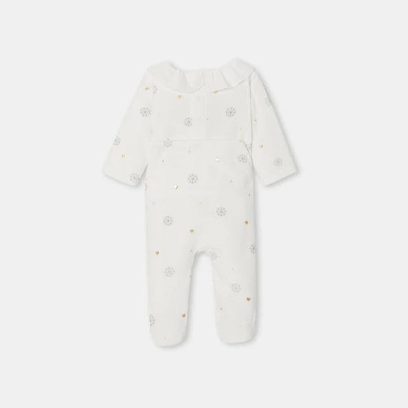 Pyjama de Noël bébé fille en velours