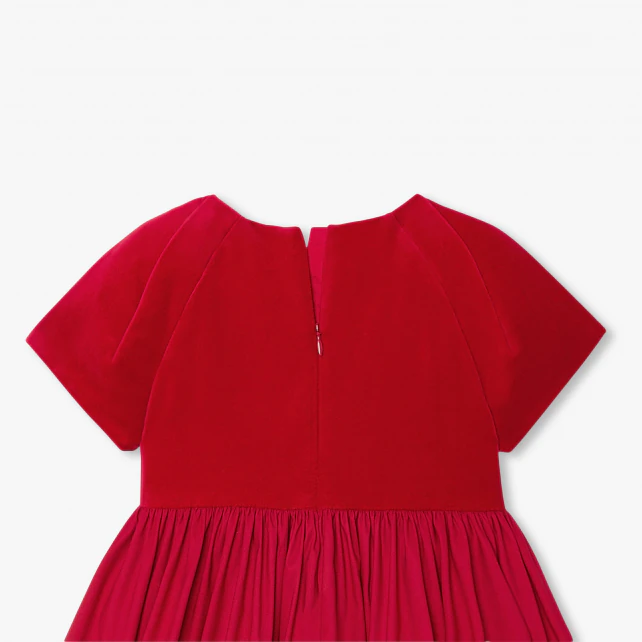 Robe bi-matière enfant fille