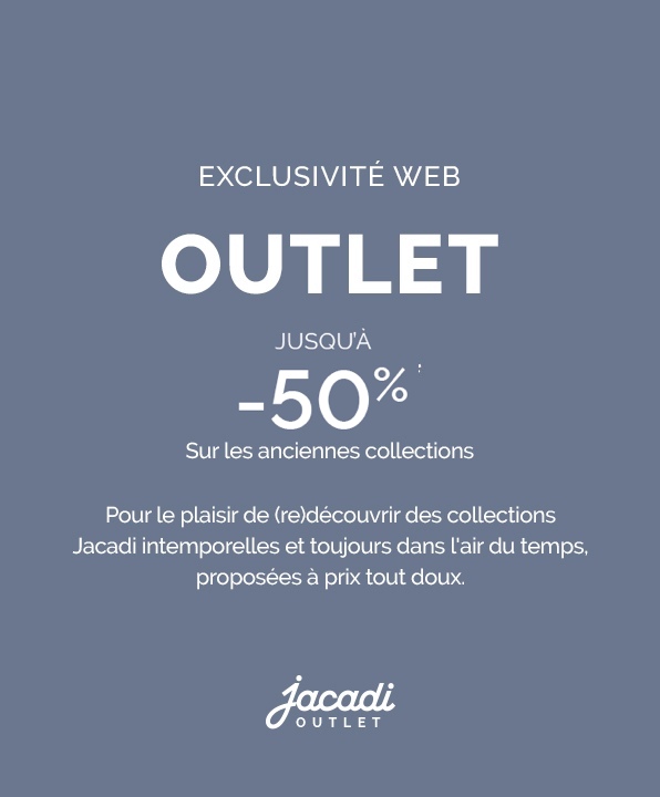 Outlet, jusque -50% sur les anciennes collections