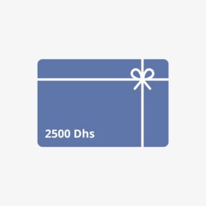 Carte Cadeau – 2500 Dhs
